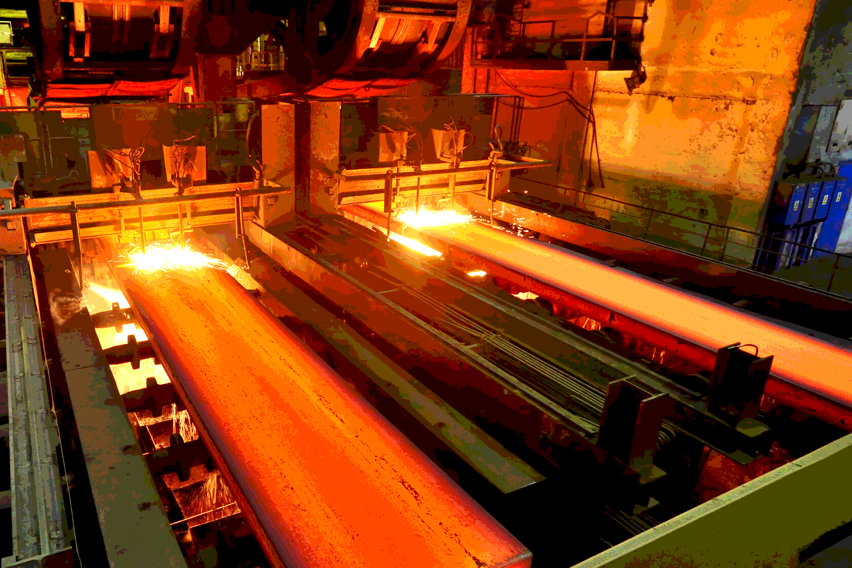 Continuous casting of Steel