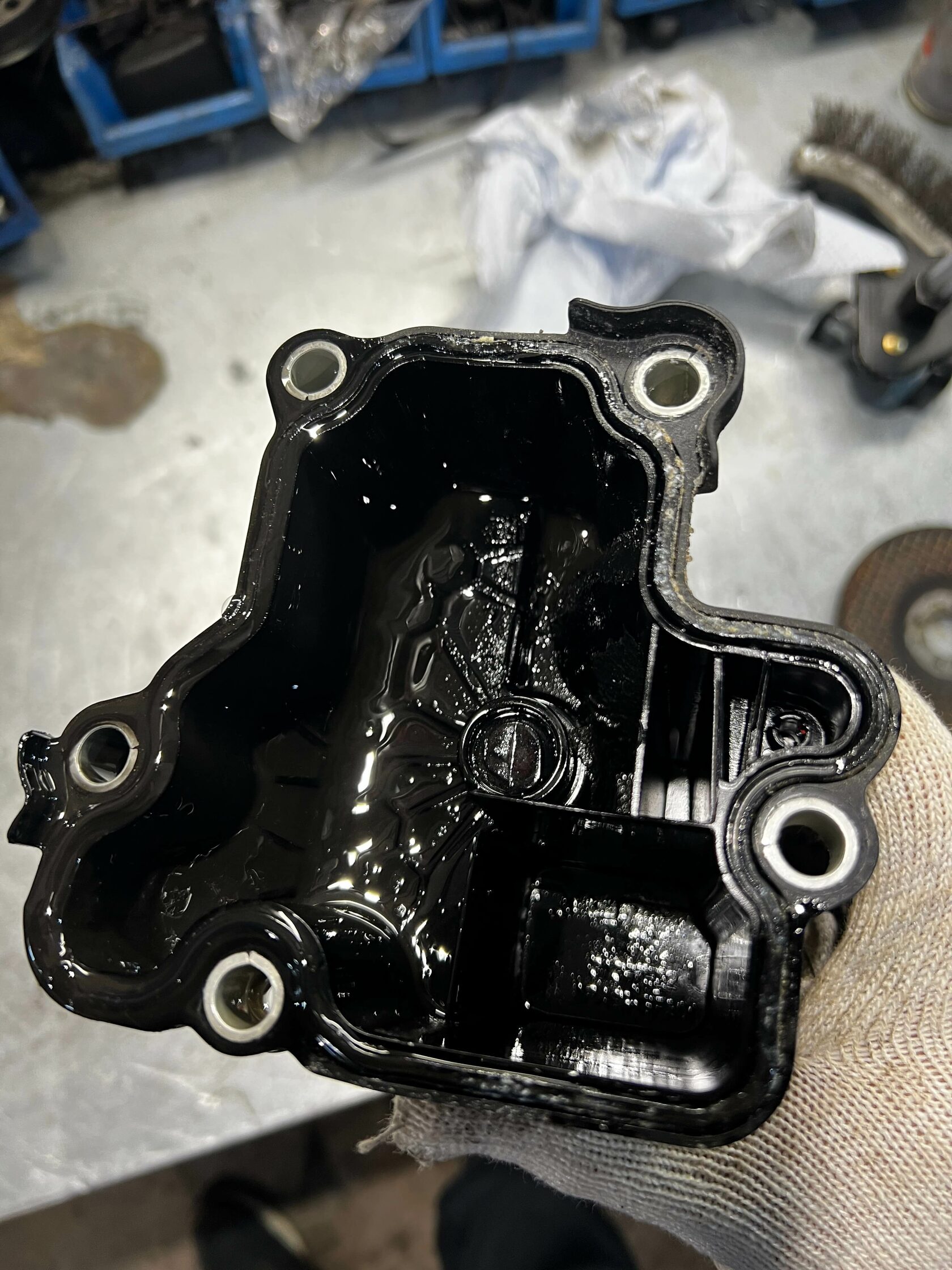 Снятие поддона муфты Haldex