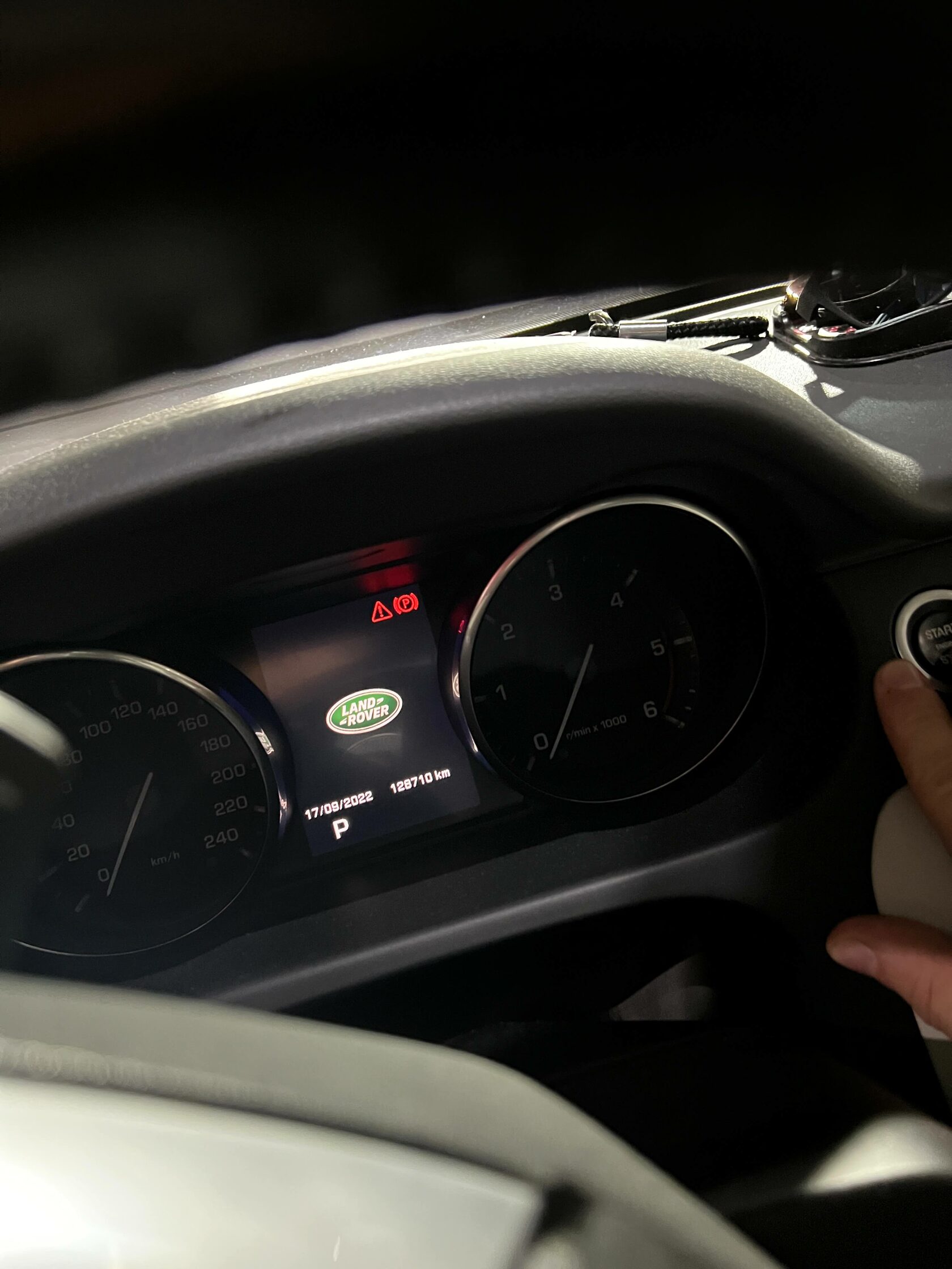 Пробег автомобиля Land Rover