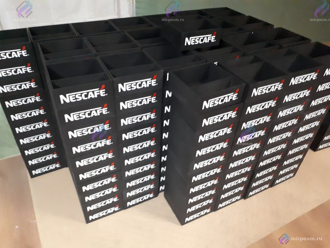 Фирменные короба Nescafé