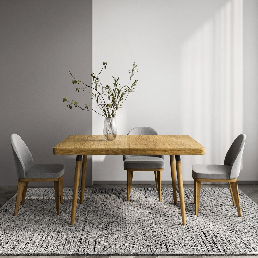 Прямоугольные раздвижные обеденные столы NAPILILI