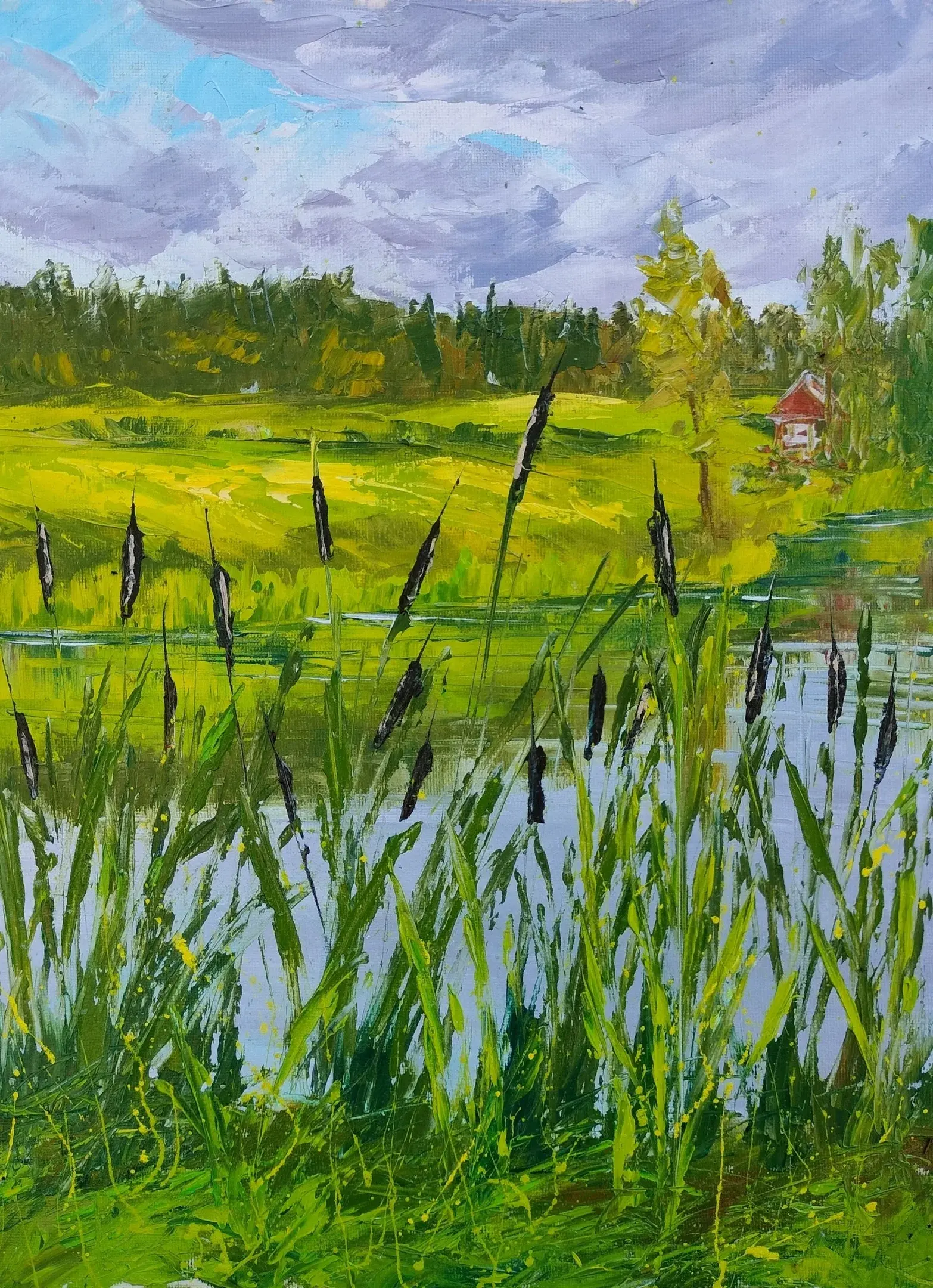 Oil painting on canvas