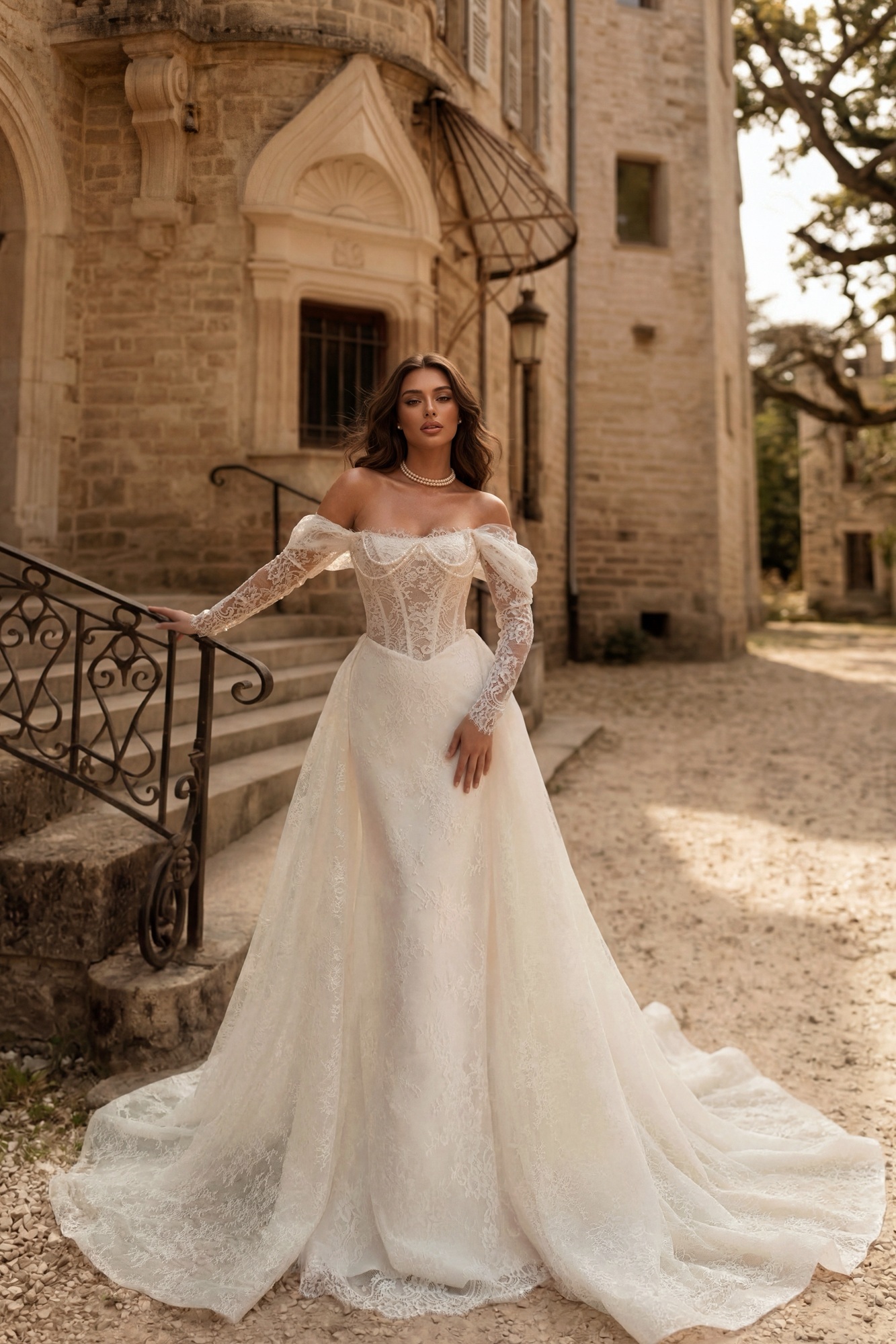 свадебное платье рыбка со съемным шлейфом Ростов прокат