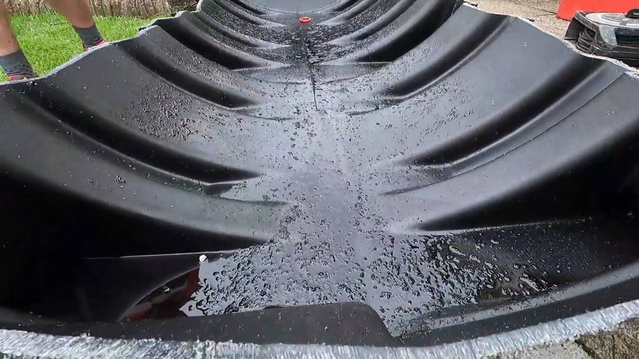Sludge and deposits formed in bottom of oil tank