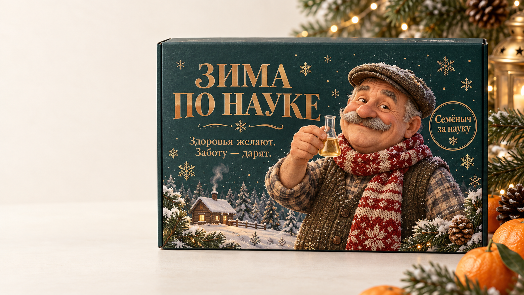 Подарочный набор «Зима по науке» с Семёнычем