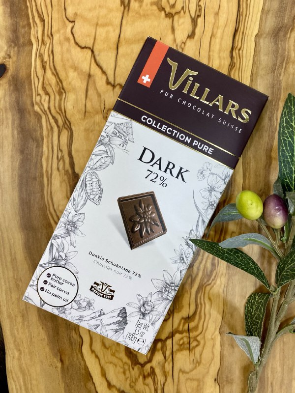 Темный шоколад Villars. 72 % Швейцария 100гр купить в Ростове-на-Дону