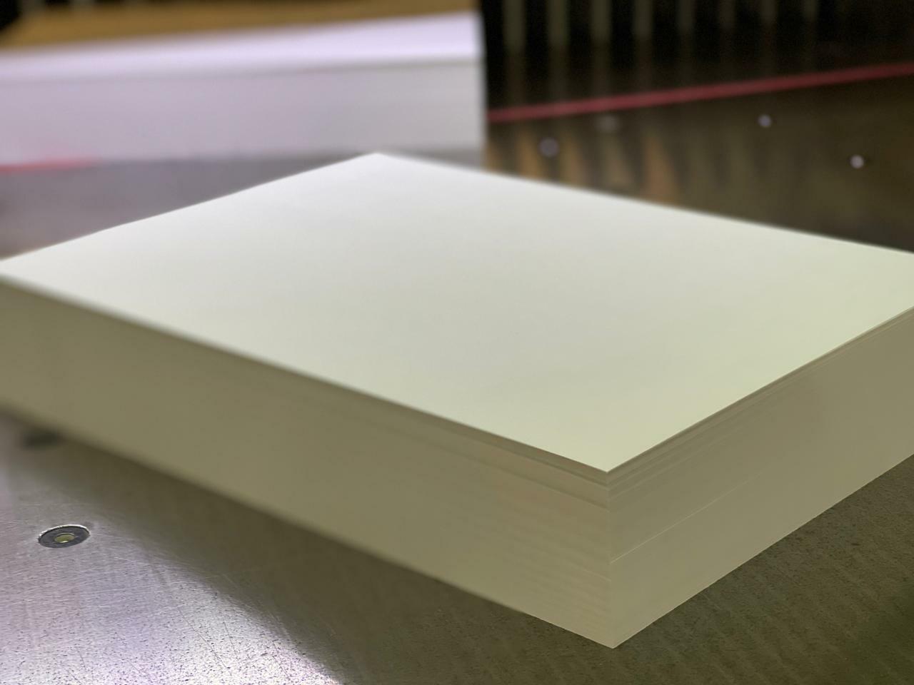 фото нарезанных листов бумаги А4