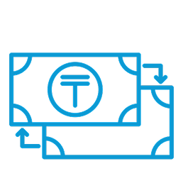 иконка купюр тенге