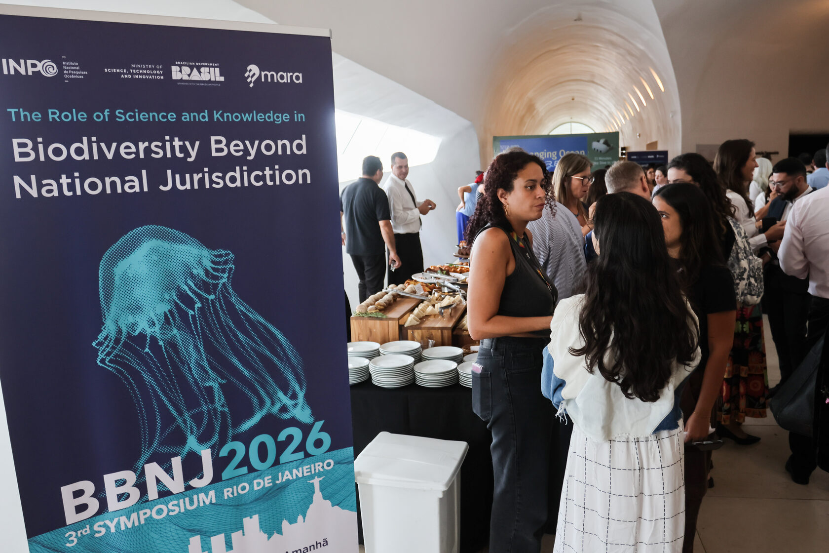 Attendees at a Symposium