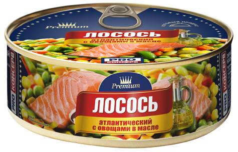 консервы лосось с овощами