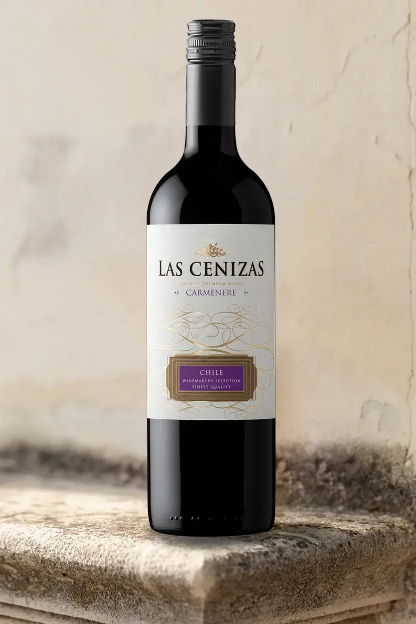 Лицевая этикетка вина Чили