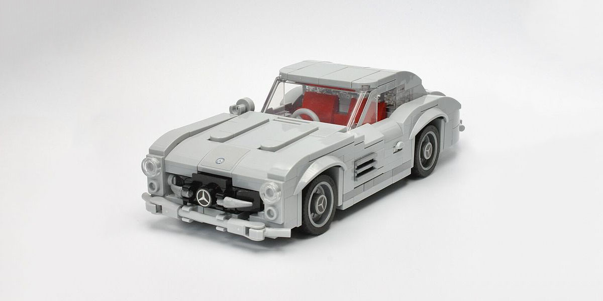 LEGO самоделка: Mercedes-Benz 300 SL (рис. 1)