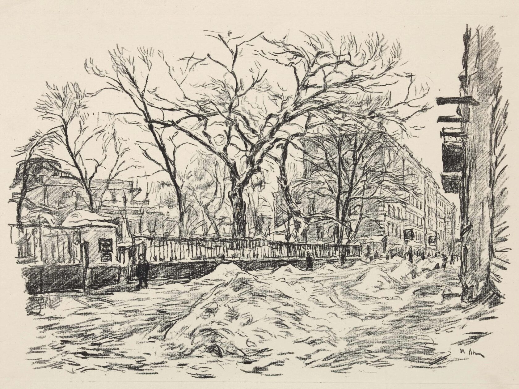 Москва зимой. 1930-е
