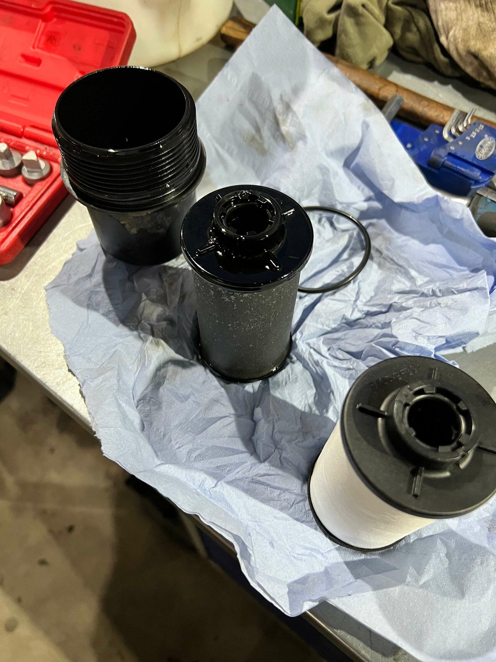 Новый и старый фильтр DSG DQ250