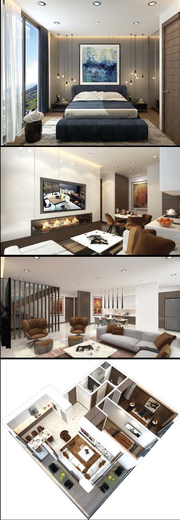  Grand Sapphire BLU 1 bedroom apartments