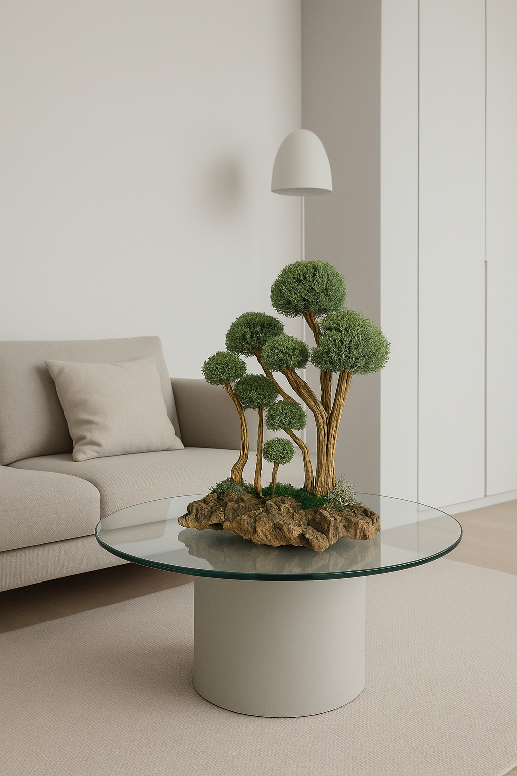 Декоративное дерево из цетрарии