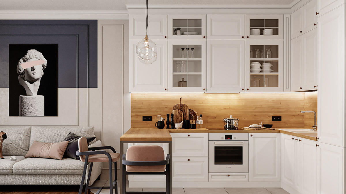 Дизайн интерьера серой кухни: 100 фото с идеями