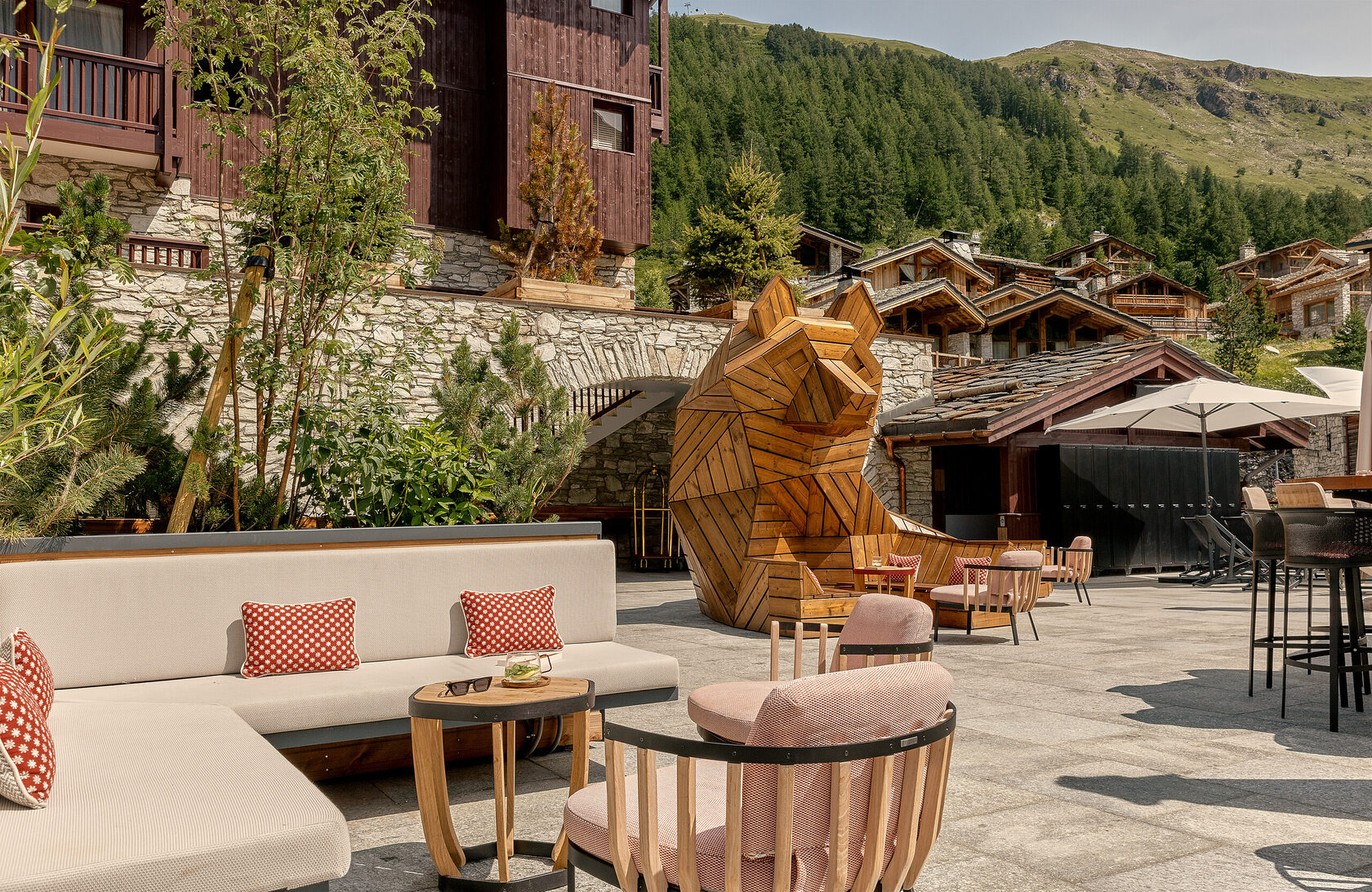 Горные пейзажи Val d’Isère