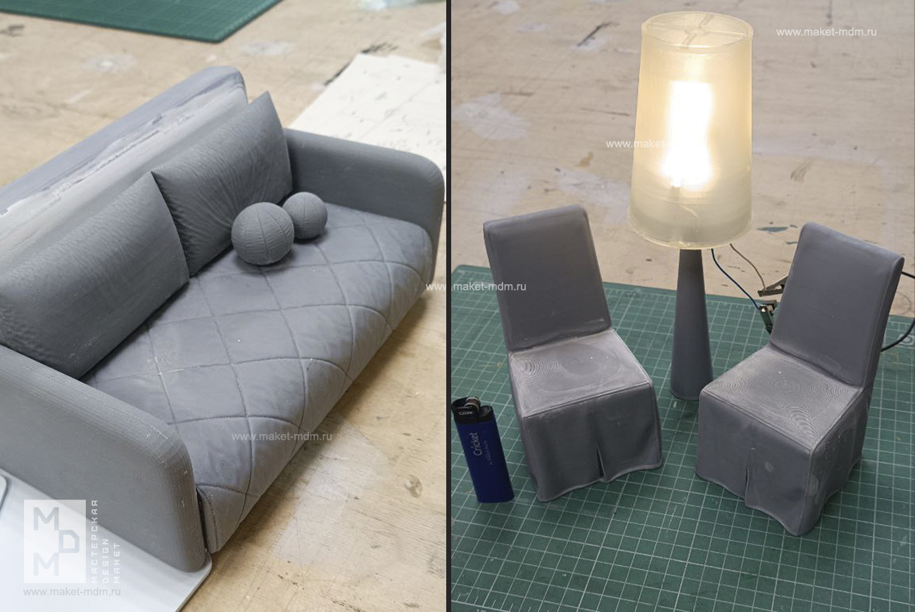 мебель в масштабе 1:10