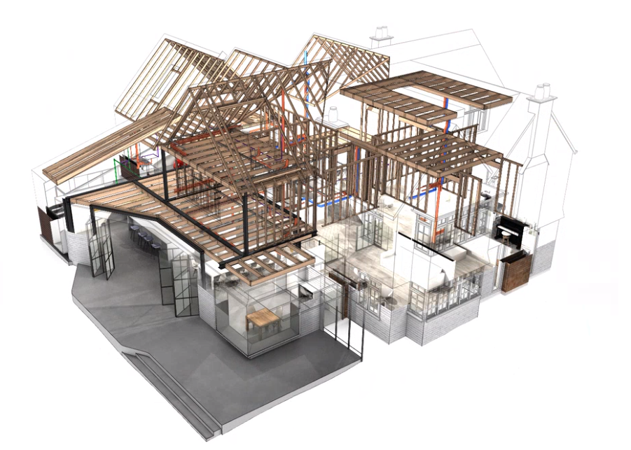 Проект дома в archicad