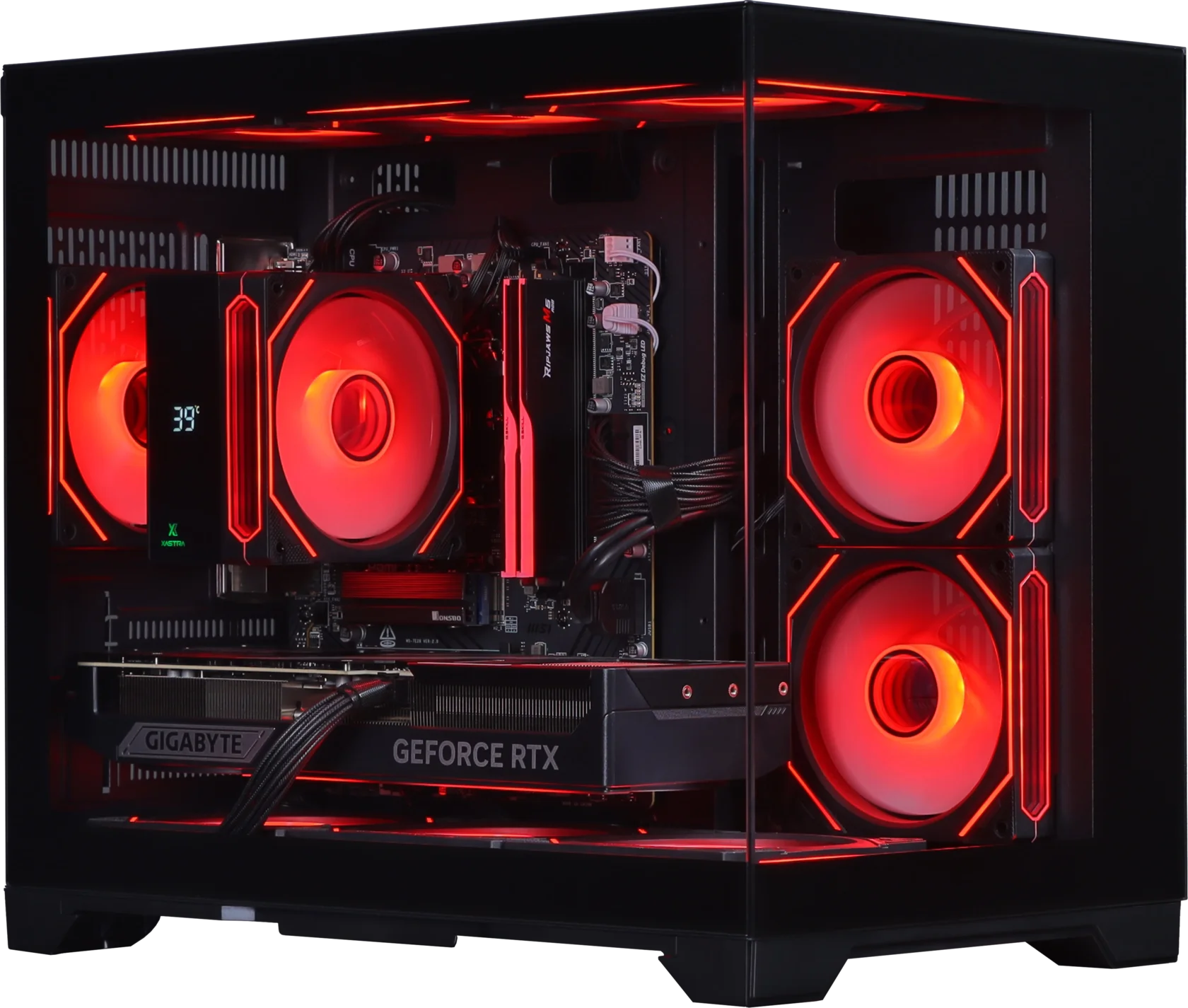 Игровой ПК RYZEN 5 7500F RTX 5070 чёрный