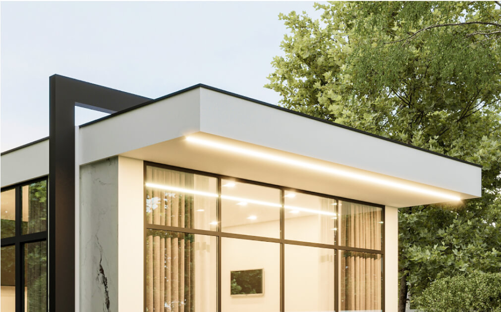 Проект Cosmo 73 m². Созданный раскрыть потенциал минималистичных домов, проект Cosmo несет в себе безграничную свободу и современную эстетику.