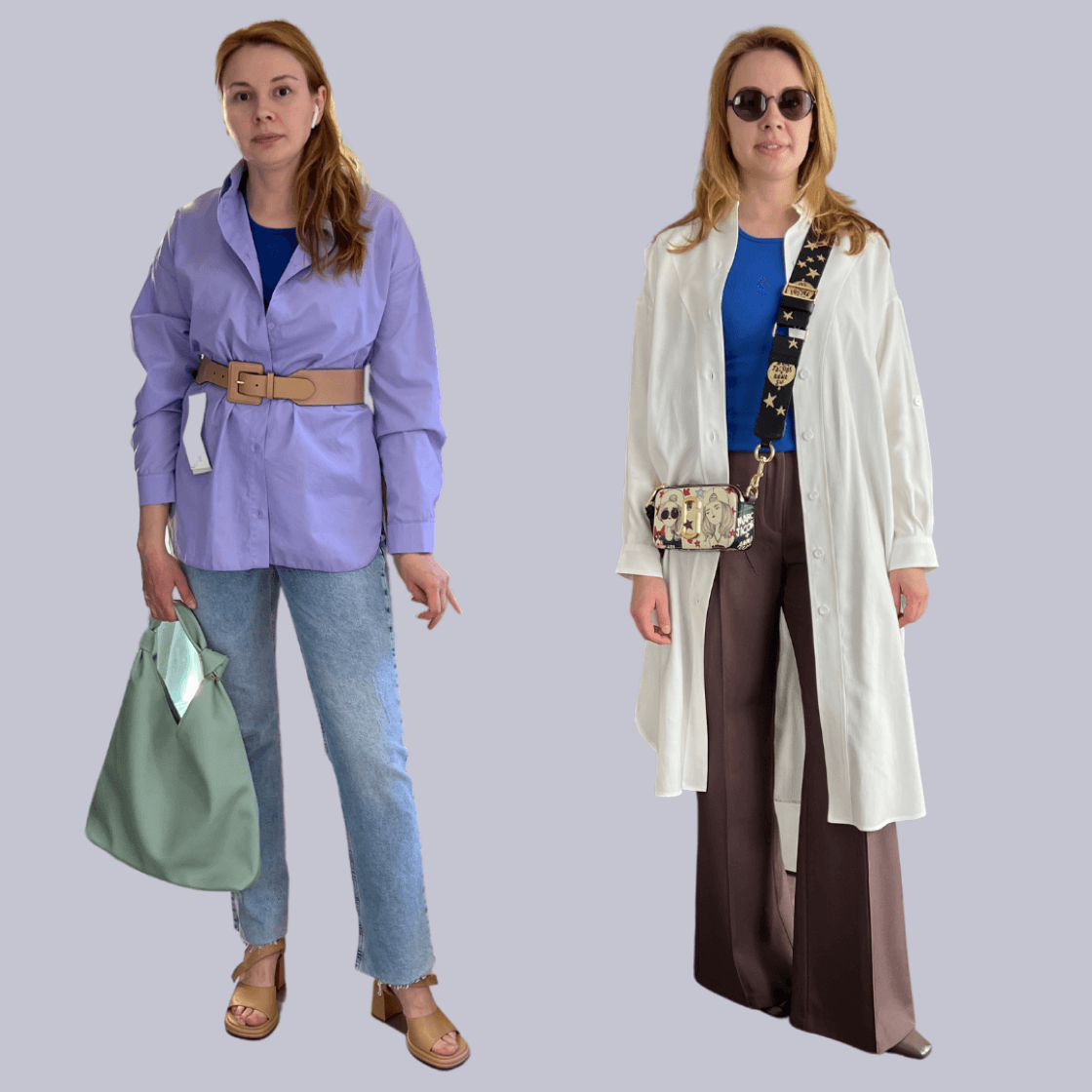 Девушка провела разбор гардероба с персональным стилистом