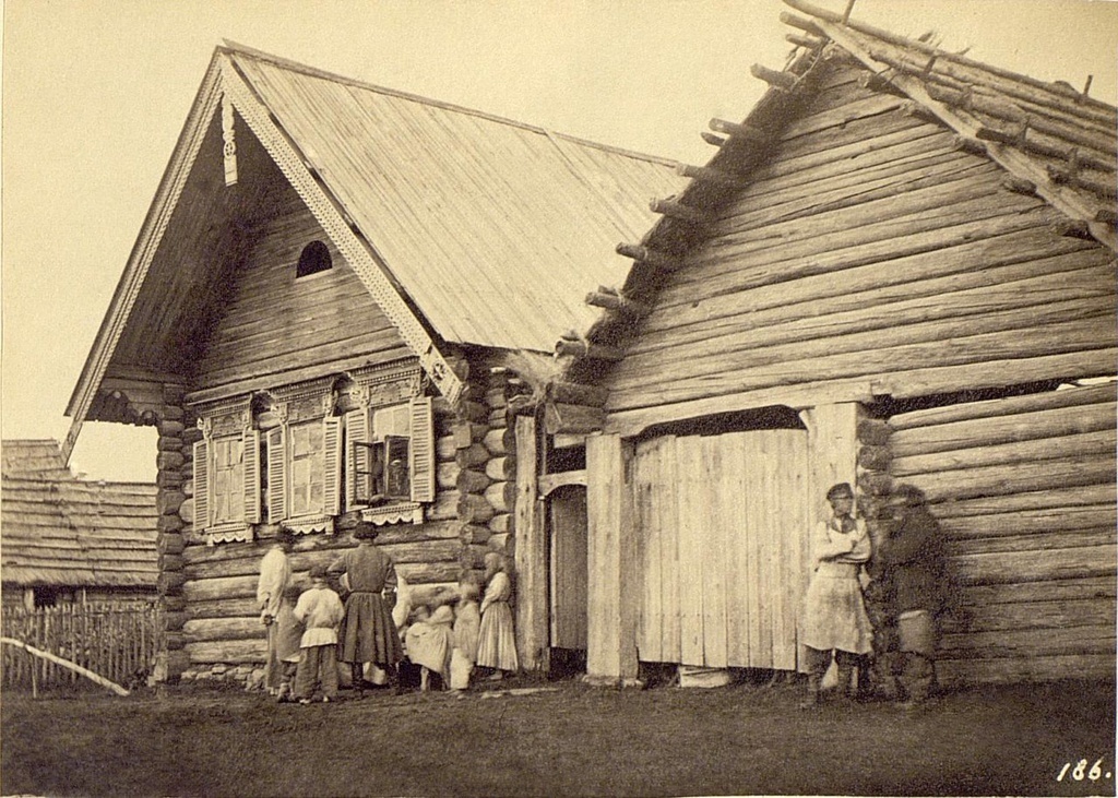 Как выглядела русская деревня 100 лет назад | Пикабу