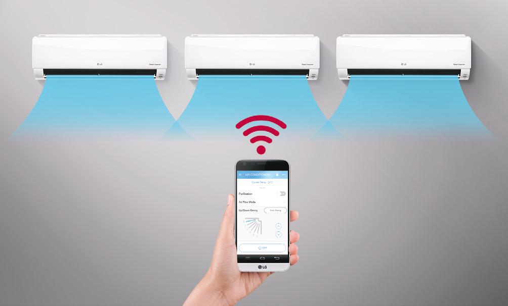 Air wi fi. LG Smart THINQ кондиционер. LG Air Conditioner WIFI on. Управление вентиляцией и кондиционированием умный дом. НЕОКЛИМА вай фай.