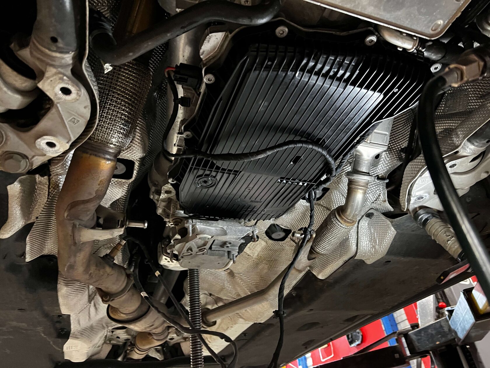 Установка нового поддона ZF