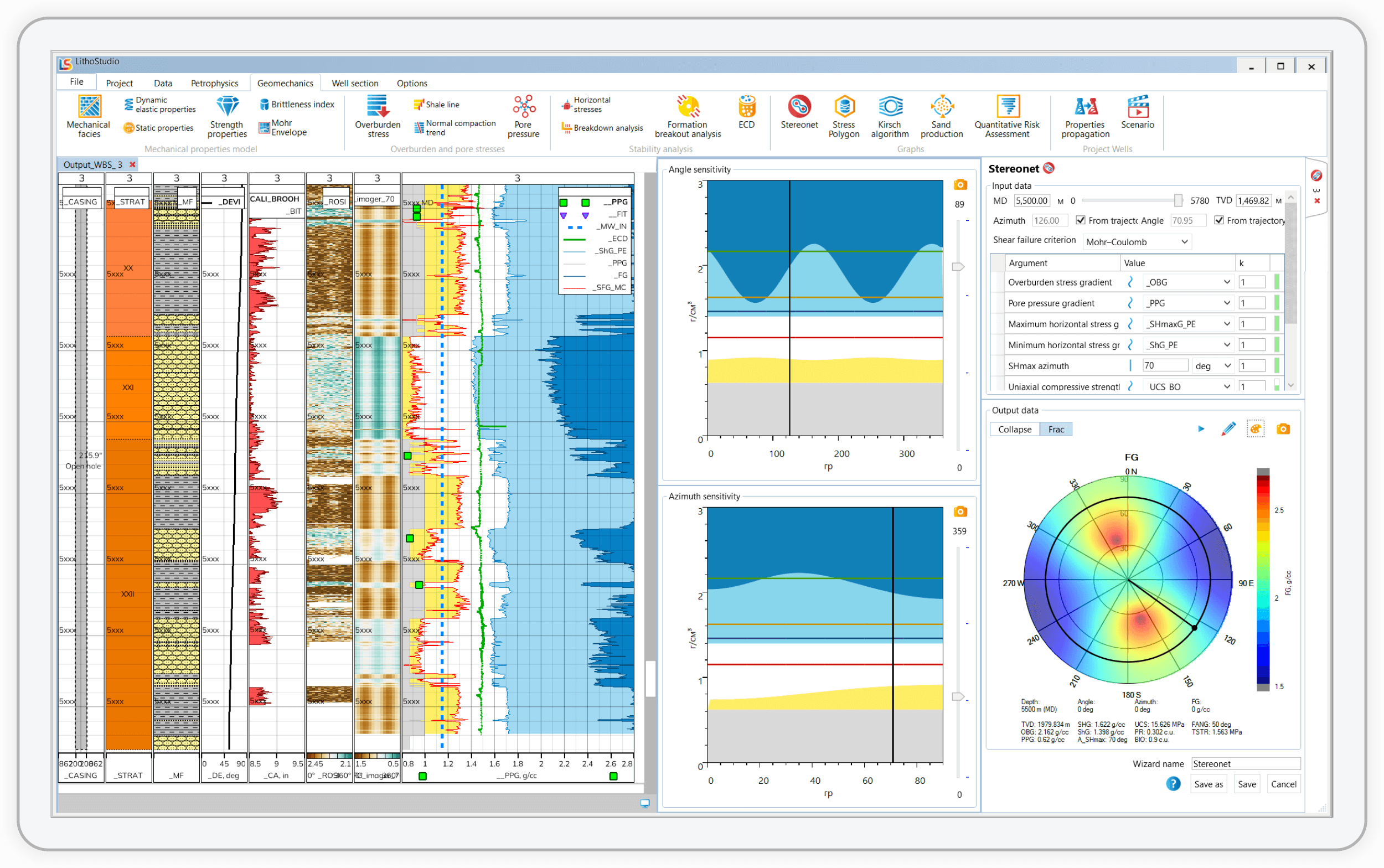 LithoStudio — Geology, Geomechanics And Petrophysics Software