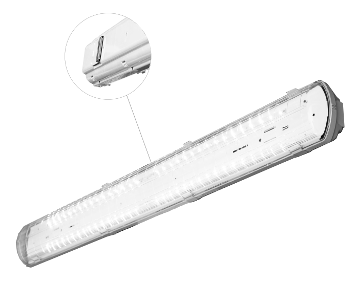 Светильник промышленный ЛСП- Айсберг (Арктик) прозрачный 40 Вт, ip65 ...