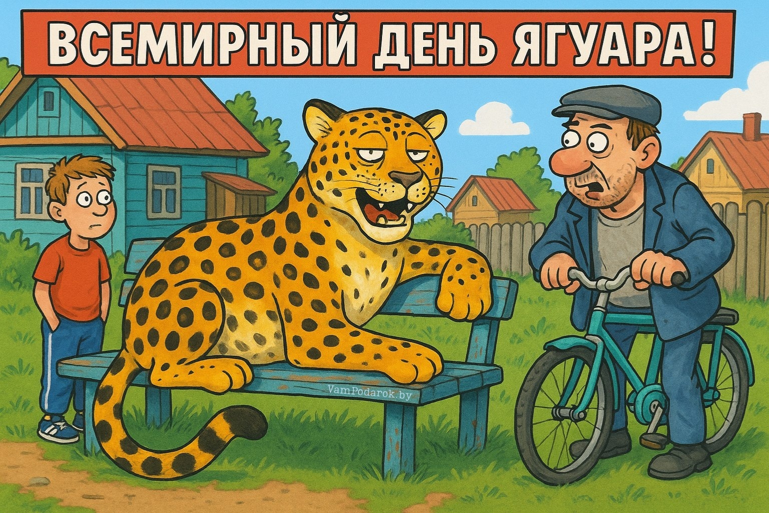 Всемирный день ягуара – иллюстрация к празднику