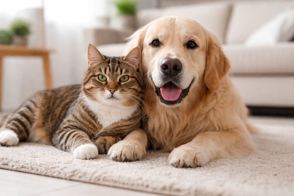 Кошки, которые любят собак