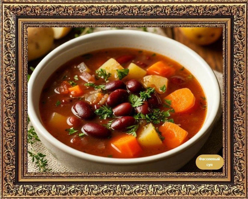 фасолевый суп с говядиной