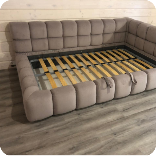 Детская угловая кровать Amber - дизайнерские мягкие кровати от ...