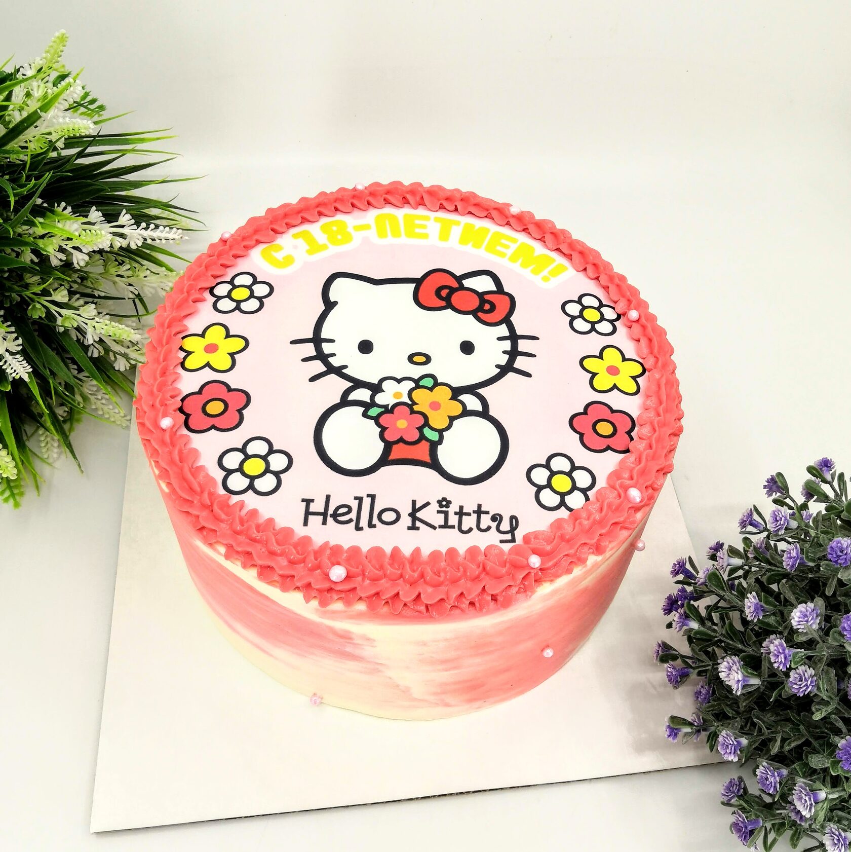 Свечи д/торта Hello Kitty 6шт/A