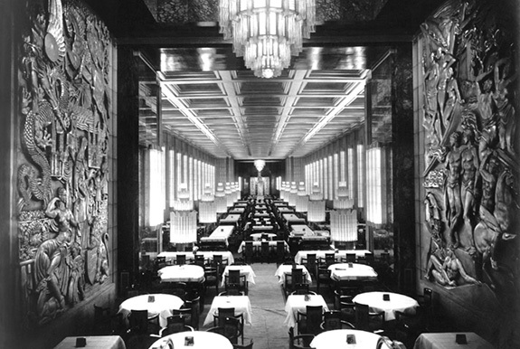 Ресторан 1 класса лайнера «Нормандия»