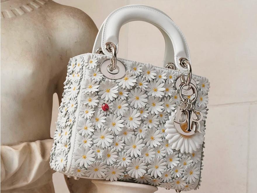 Lady Dior с маргаритками