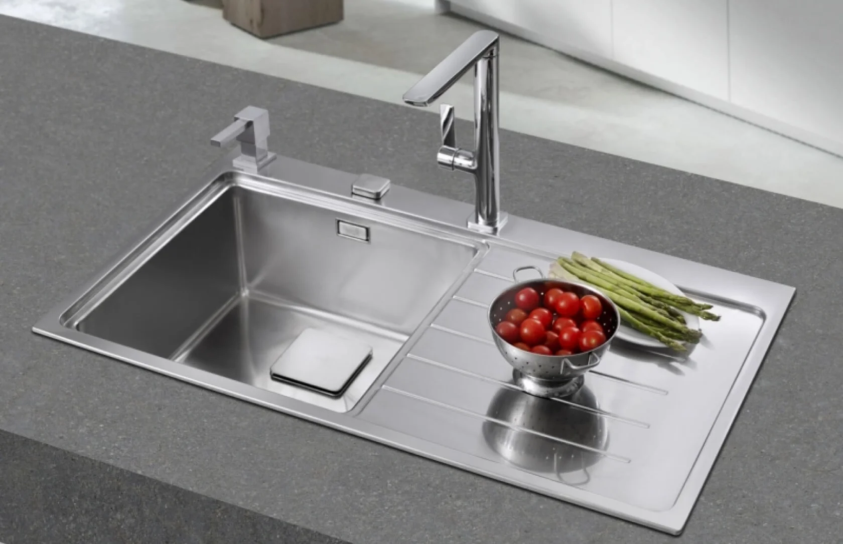 Мойка металлическая с сушилкой для посуды от ТЕКА