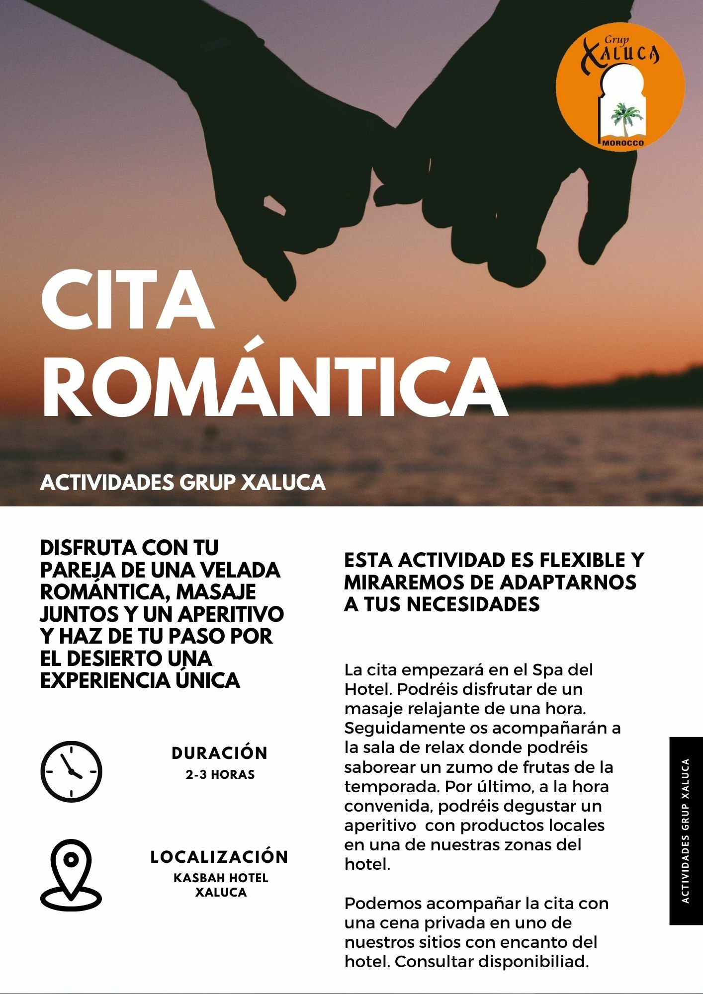 GRUP XALUCA | Cita Romántica - Kasbah Hotel Xaluca GRUP XALUCA | Cita Romántica - Kasbah Hotel Xaluca