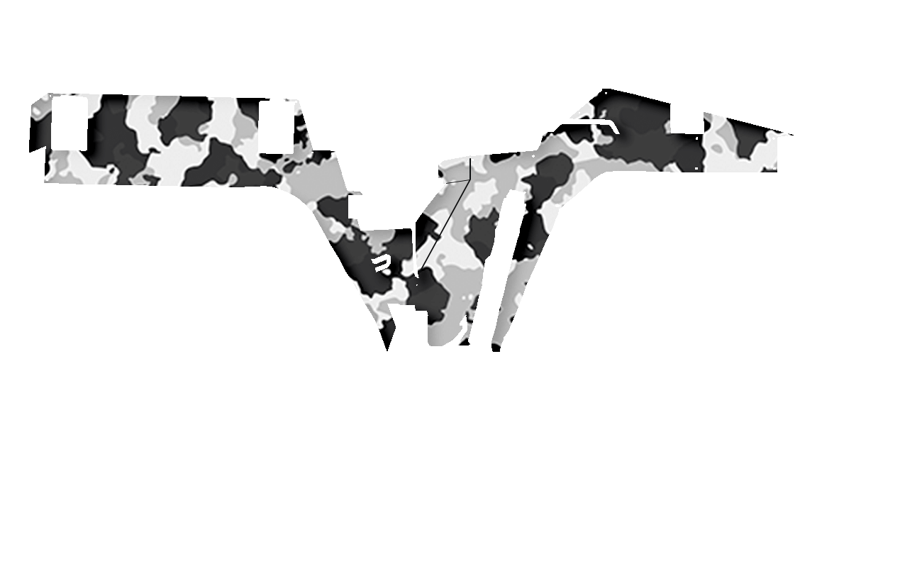 Камуфляжная расцветка кузова «Снежный барс» квадроцикла повышенной проходимости Компас