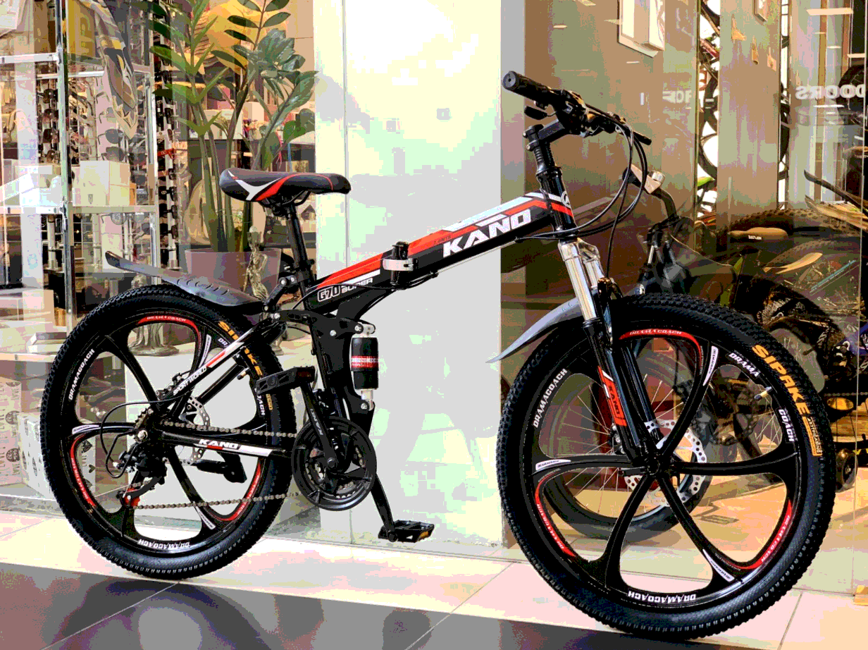 Фэтбайк Green Bike Ягуар 26 черно красный