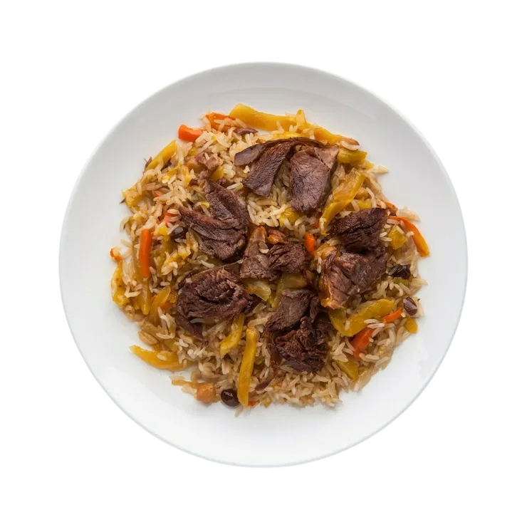 Большой Английский завтрак. Поджаренные тосты с румяной глазуньей, жаренными сосиками и беконом, сырный драник с пряным соусом и сладким вареньем