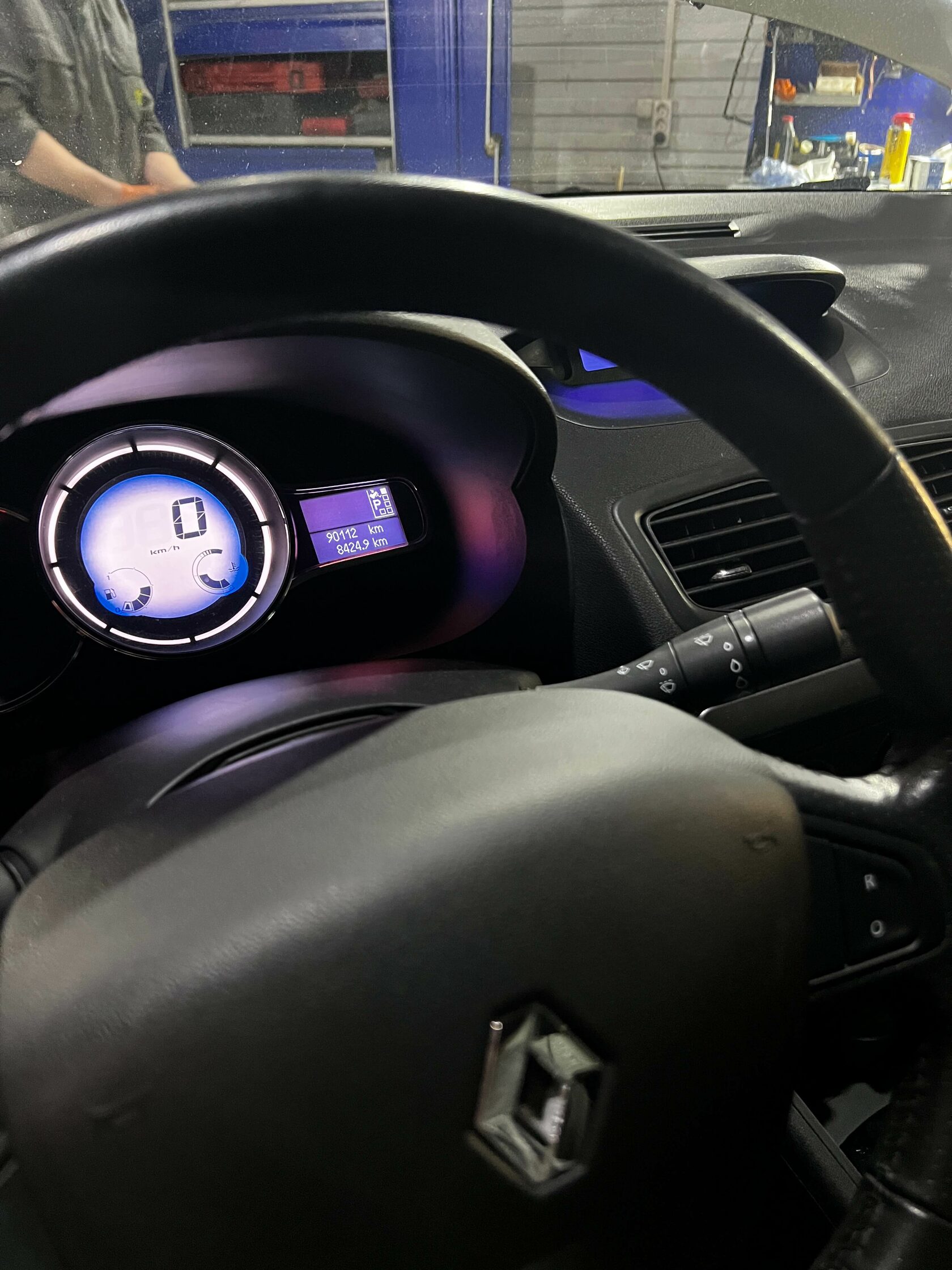 Фиксация пробега Renault Fluence