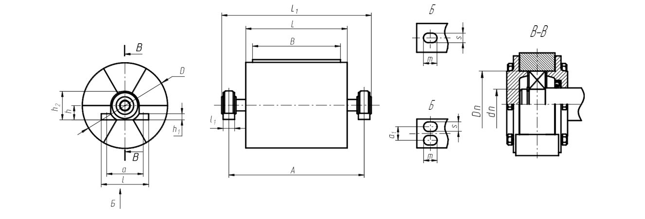 Барабаны неприводные