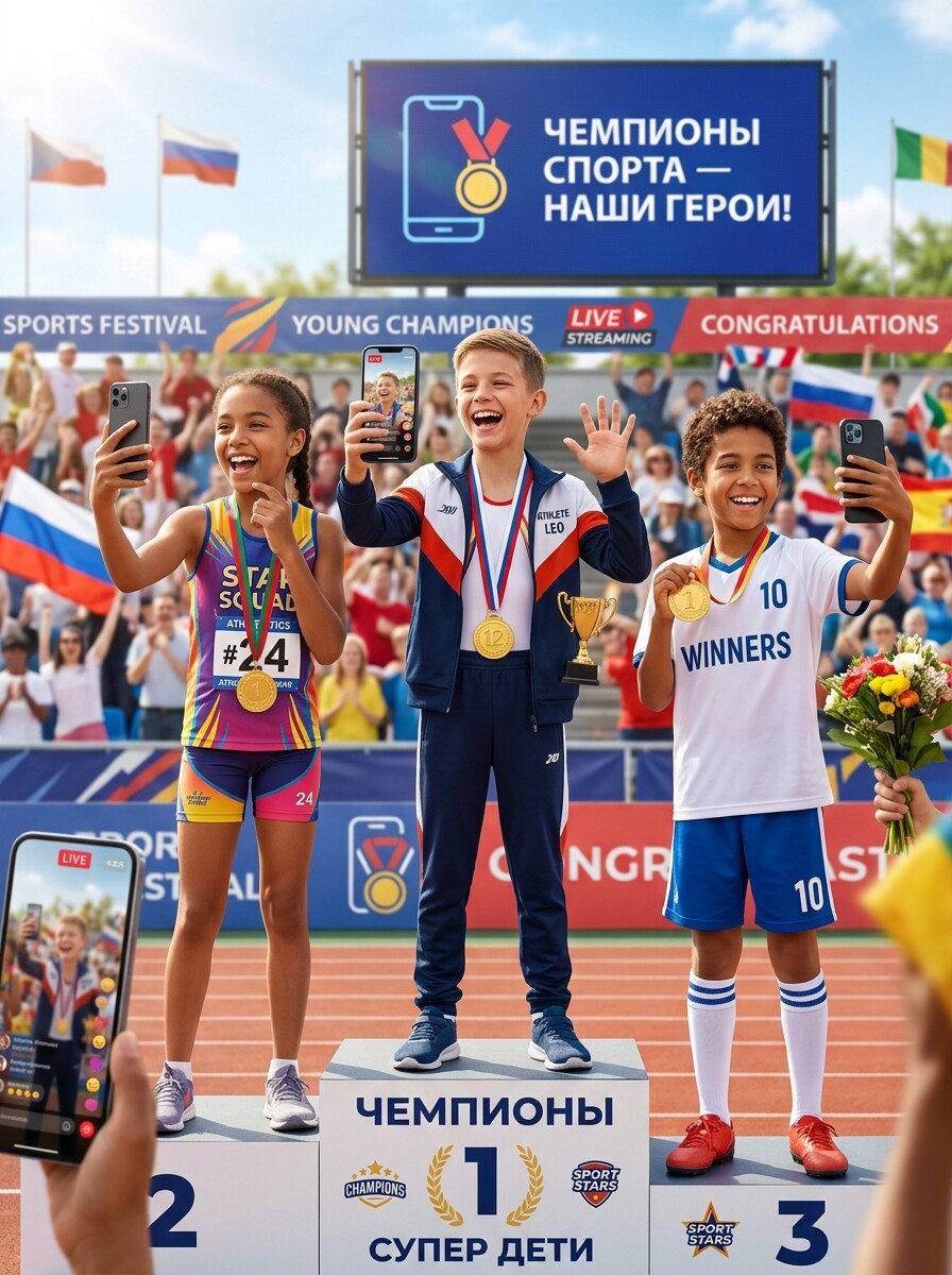 Юный спортсмен на тренировке