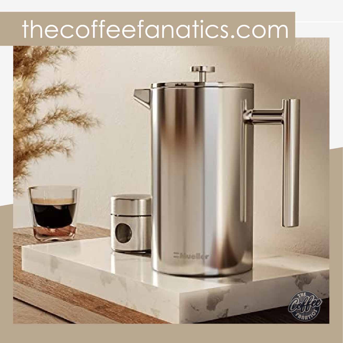 Belwares Stainless Steel French Coffee Press, With Double Wall And Extra  Filters 50oz : Target