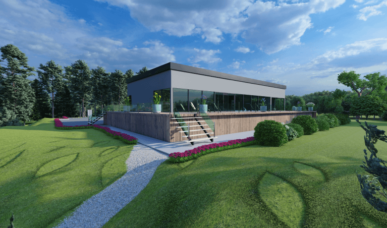 Модульный спа-комплекс с бассейном