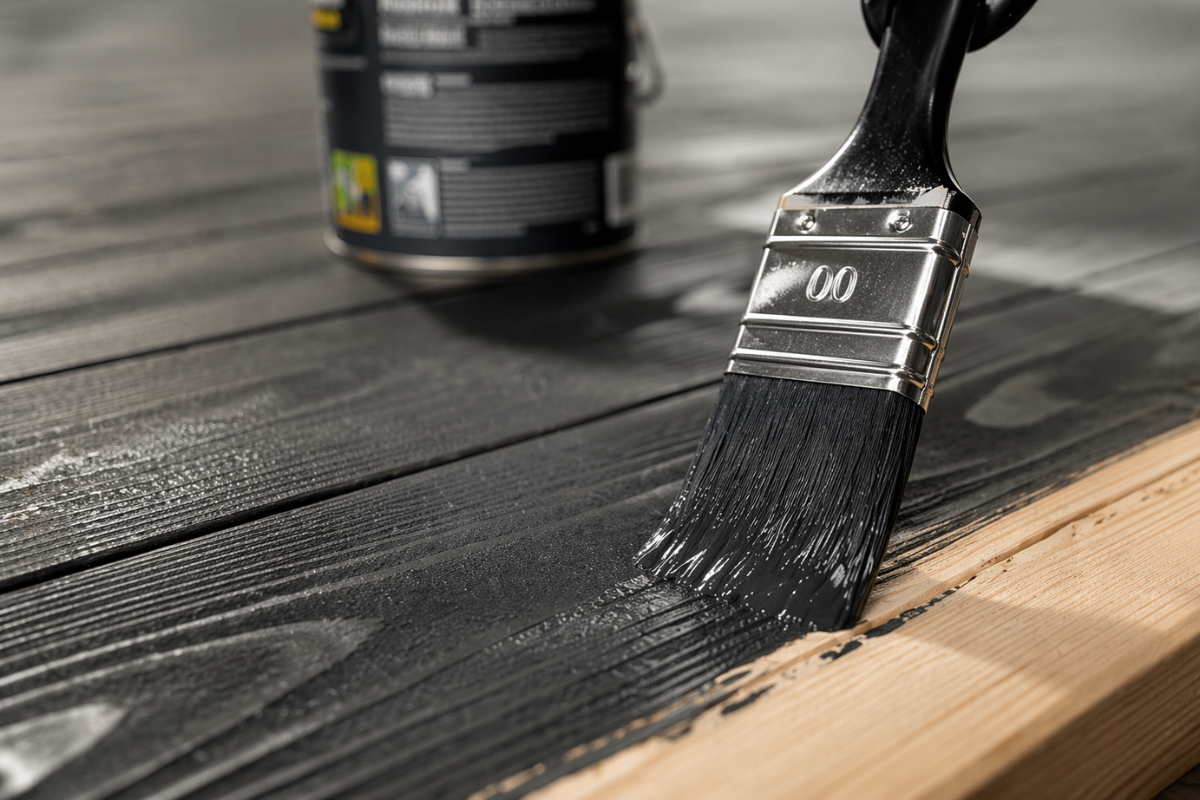 Покраска пиломатериалов